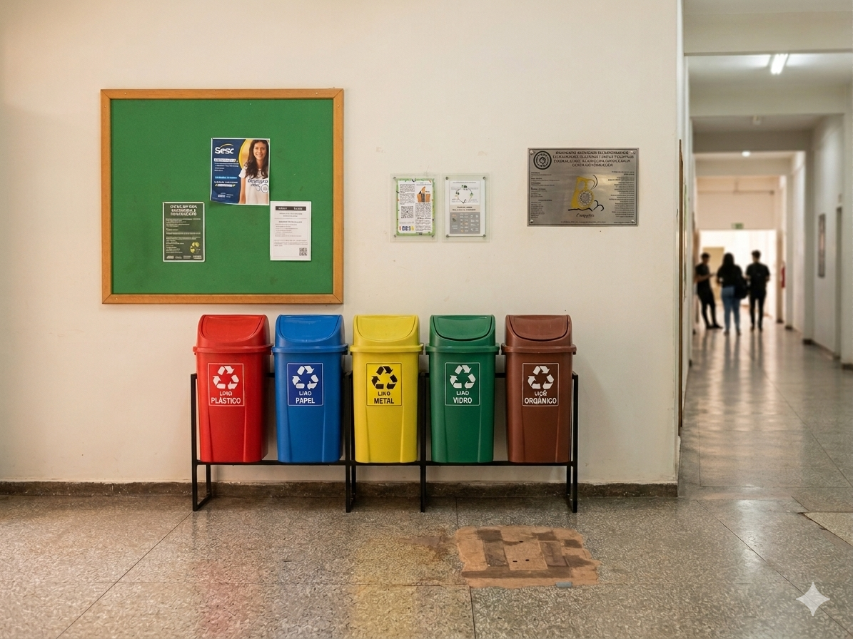 Maio marca campanha institucional de reciclagem e descarte consciente na UFR